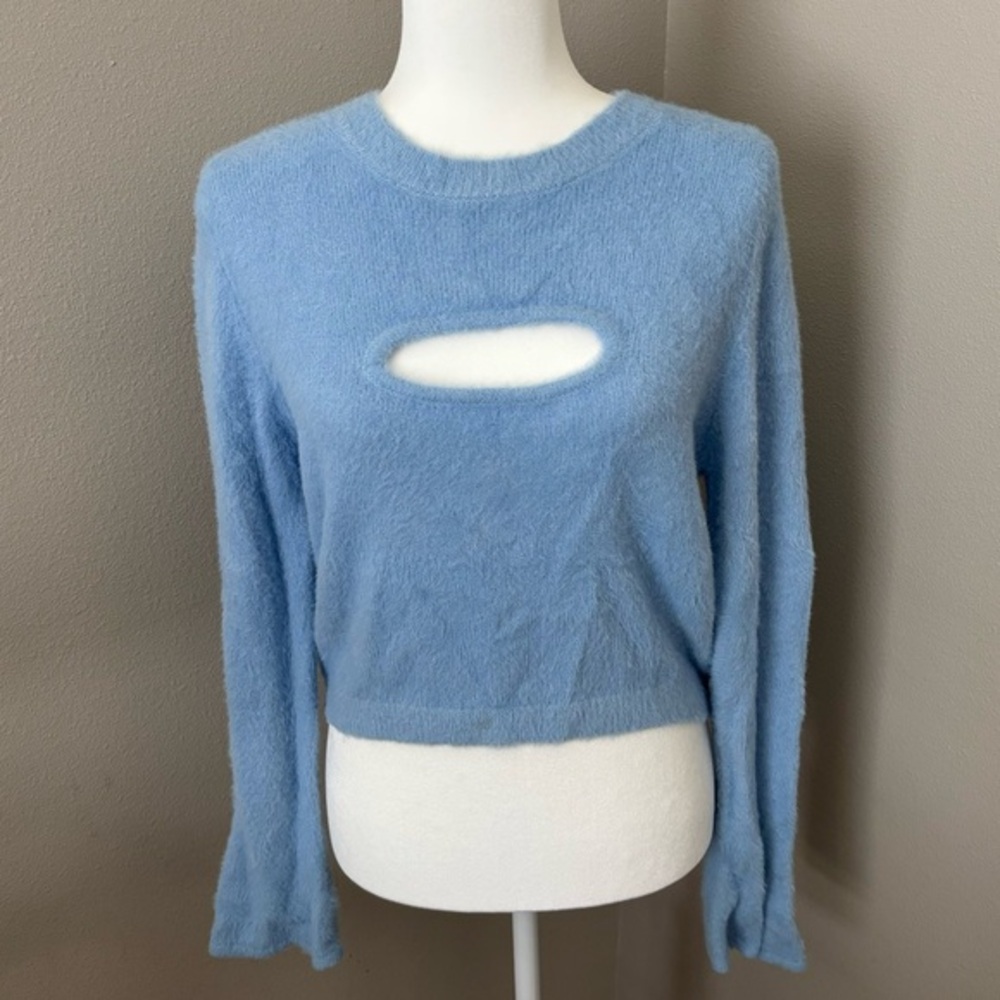 SWEET RAIN | SOFTEST BLUE SWEATER SZ M